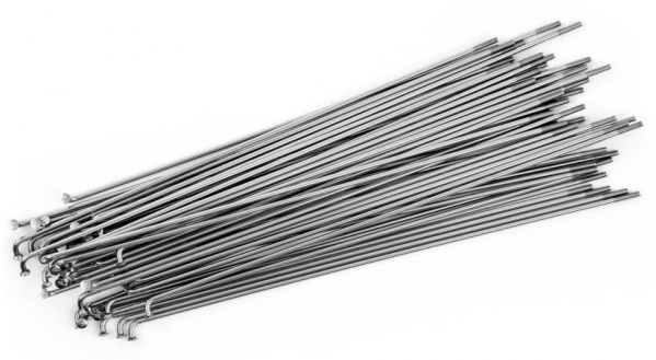 Спица 258 мм x 14G с ниппелем (12 мм) стальная, черная (144 шт.) УТ00025861
