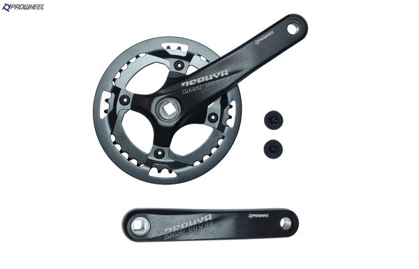 Комплект шатунов (система) PROWHEEL, алюминиевые шатуны 170 мм, SQR, 9/16, Narrow Wide 36T, 104 BCD, Chainline: 70, ZEPHYR-236A (ZTB20772)