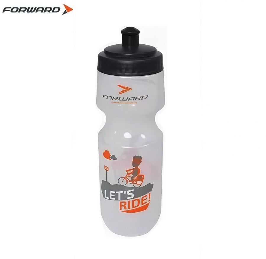 Бутылочка велосипедиста, "Let's Ride FORWARD", полимерная, 700 мл (RWBZG700ML01)