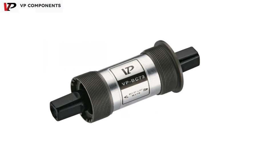 Каретка-картридж VP Components, VP-BC73, алюминиевый корпус, промподшипники, SQR, 68 мм, BC1,37"х24, 118 мм (УТ00031228)