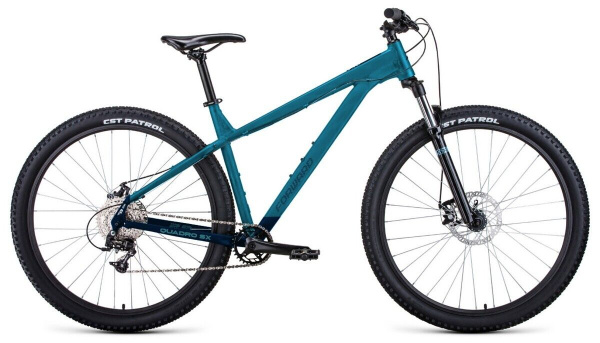 Велосипед FORWARD QUADRO SX 29 (29" рост. 17") 2026, синий / тёмно-синий, SPRT26F0065