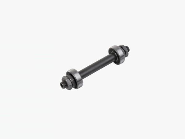 Ось передней втулки 3/8"x108 мм на промподшипниках (6000-2RS) под эксцентрик, в сборе (УТ00021732)