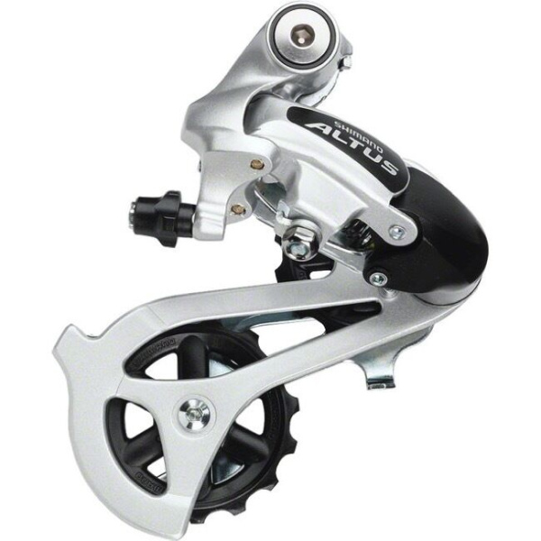 Переключатель задний SHIMANO, ALTUS, RD-M310-S, 7/8 ск., под петух (серебро, ARDM310DS)