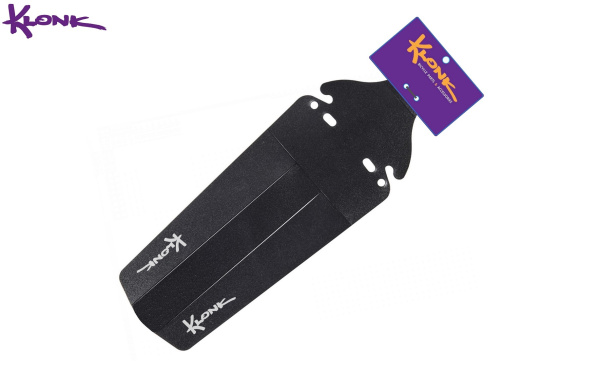 KLONK Крыло заднее (брызговик), 20"-29", крепление под седло, Black, KLK-14004