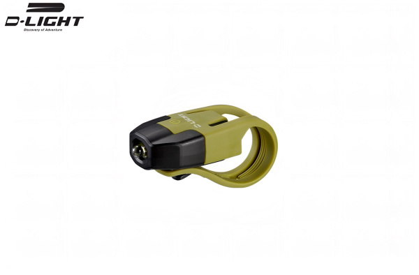 Фонарь задний D-Light, 1 LED Red, габаритный, универсальное крепление, CG-210R, Black/Green (УТ00030707)