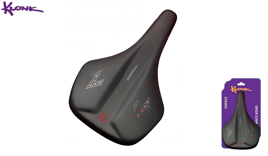 Седло KLONK, MTB/Vacuum Series, 265x175 мм, KLK-18024, Black