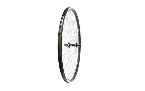 Колесо в сборе 20" переднее, втулка WZ-201F, V-Brake, 3/8" (гайка), двустеночный фрезерованный обод (RWF20FBABN01)