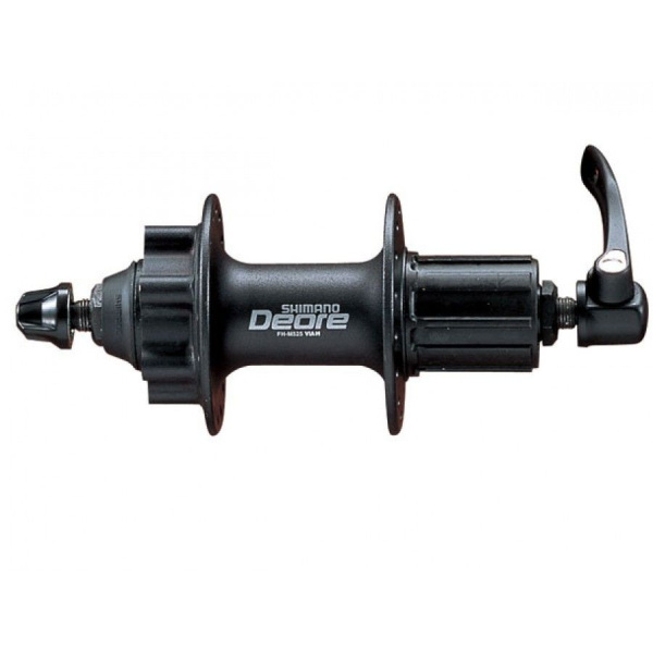 Втулка задняя, SHIMANO Deore FH-M525, дисковая, под кассету, эсцентрик (VTFH-M525)