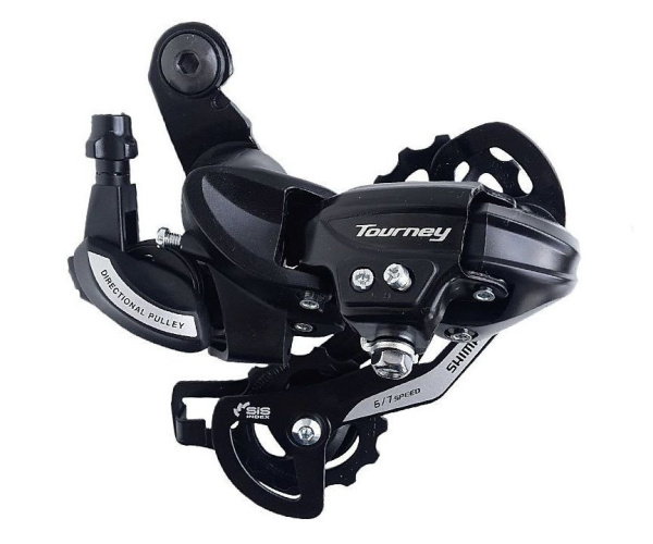 Переключатель задний RD-TY500, SHIMANO TOURNEY, 6/7 ск., под болт (петух) (ST370120)