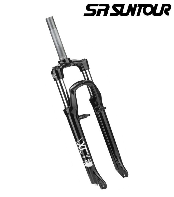 Вилка 26" амортизационная SF13-XCT SR SUNTOUR, 1 1/8" (28,6) x 151 мм, алюминиевая резьбовая, V-Brake, 80 мм (черный, УТ-00018980)
