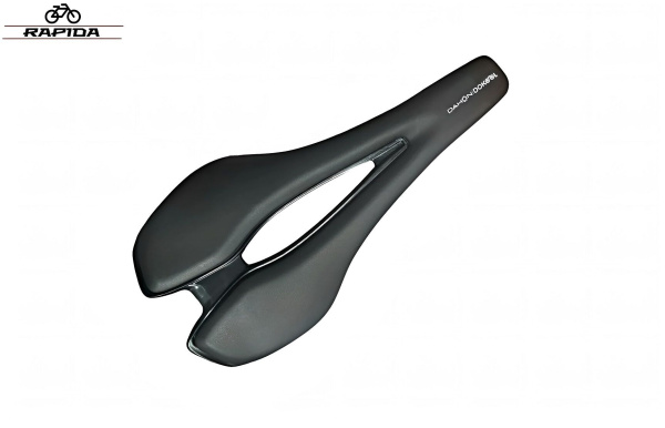 Седло актив MTB-12240 VACUUM, 275x142 мм, MTB/Sport Series, с вент. отверстием, RAPIDA, Dahon logo (УТ00032216)