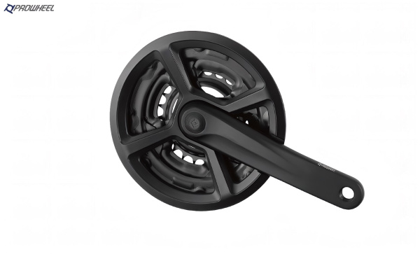 Комплект шатунов (система) PROWHEEL, алюминиевые шатуны 170 мм, SQR, 9/16, 42x34x24T, TC-CM05 (черный, УТ00031788)