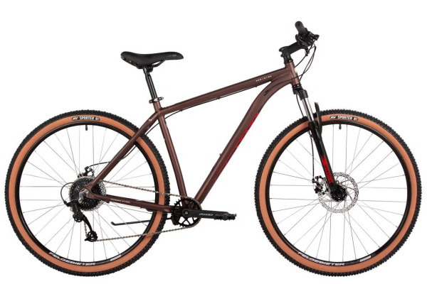 Велосипед FOXX 29" MERIDIAN коричневый, алюминий, размер 18 (29AHD.MERIDIAN.18BN56)