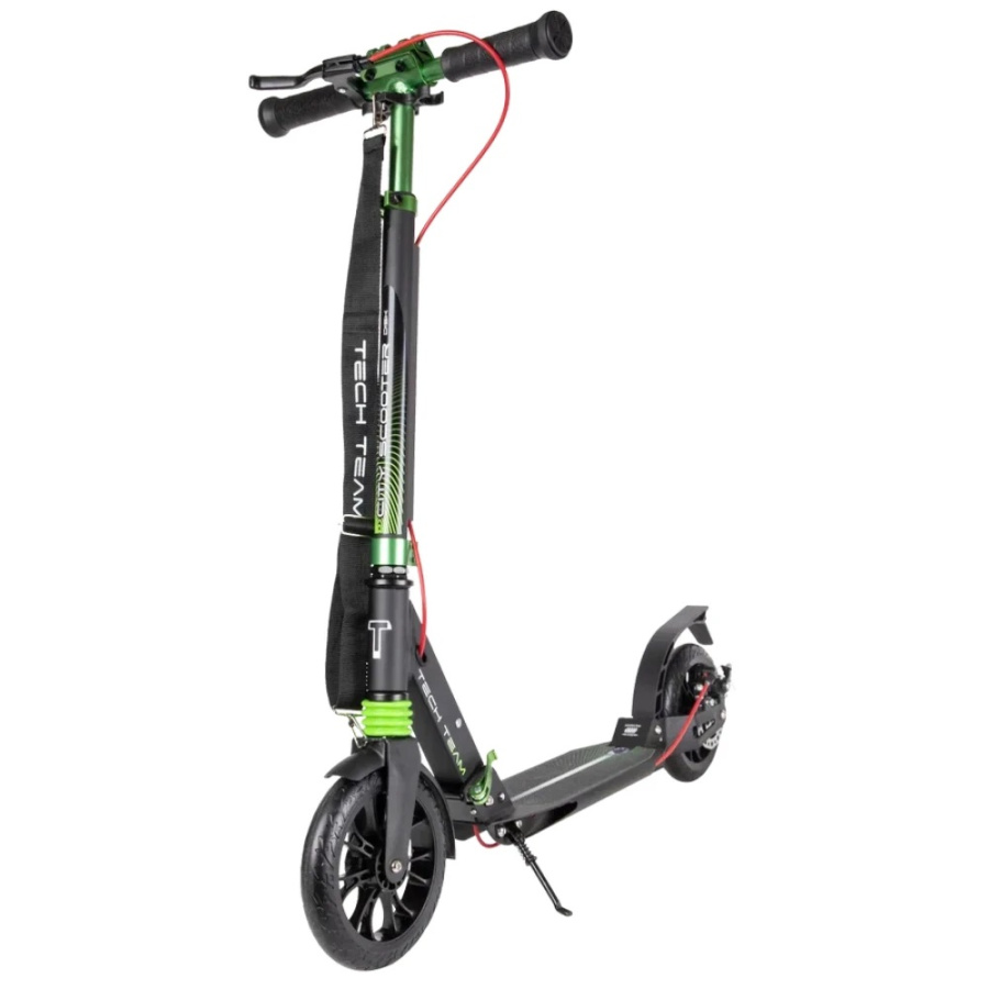 Самокат Tech Team City Scooter Disk Brake зелёный (1/2, NN007589)