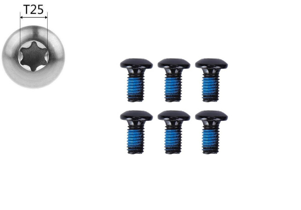 Комплект болтов (6 шт.) крепления ротора, M5х10, Torx T25 (УТ00028206)