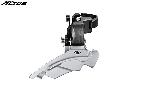 Переключатель передний SHIMANO FD-M371 ALTUS, универсальная тяга, хомут 31.8/34.9, угол 66-69°, 44T/48T (AFDM371M6)