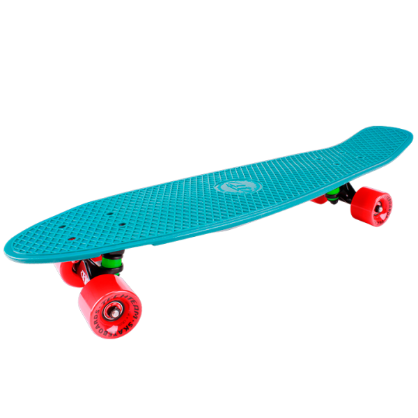 Скейтборд (пенниборд) Tech Team Classic 27" sea blue пластиковый (NN004175)