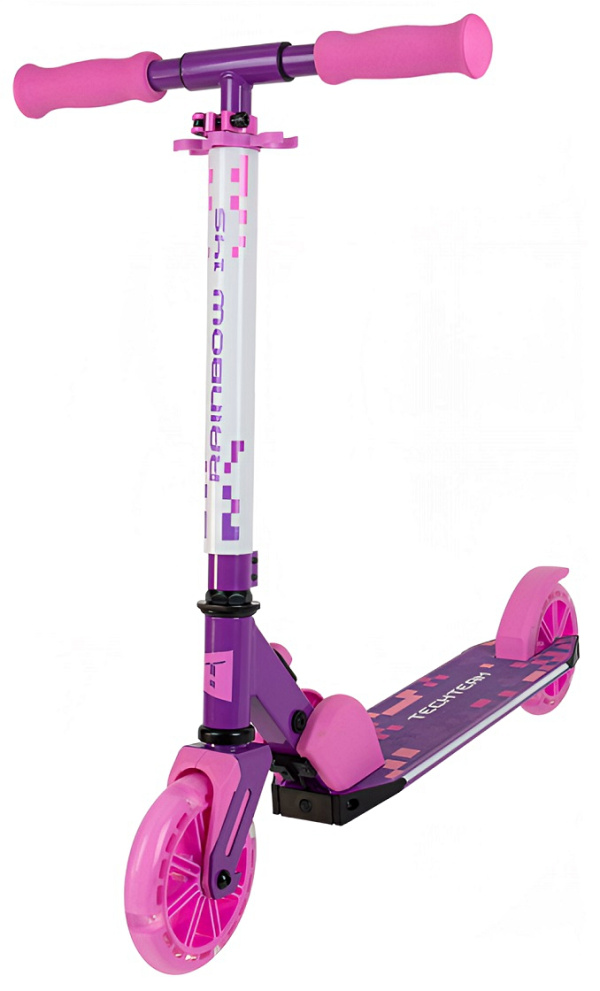 Самокат Tech Team Rainbow 145 purple/pink (1/4, NN014135)