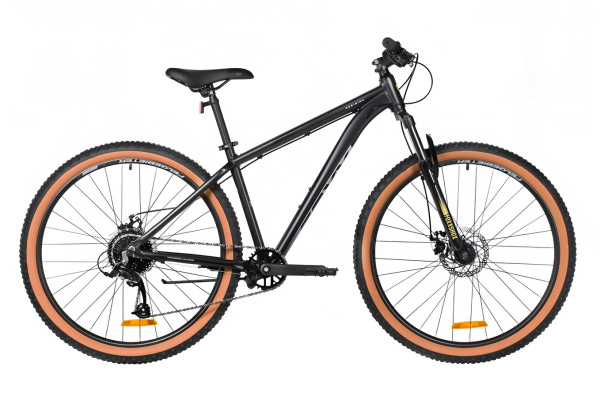 Велосипед FOXX 26" MERIDIAN черный, алюминий, размер 14 (26AHD.MERIDIAN.14BK56)