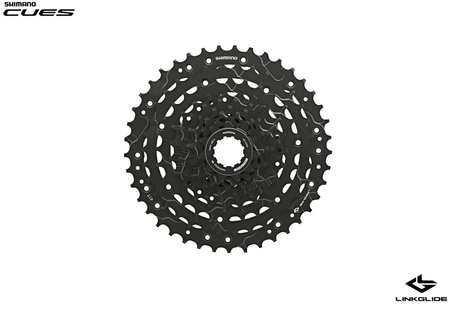 Кассета, SHIMANO 9 ск. CS-LG300, CUES, LINKGLIDE, 11-41T (ACSLG3009141)