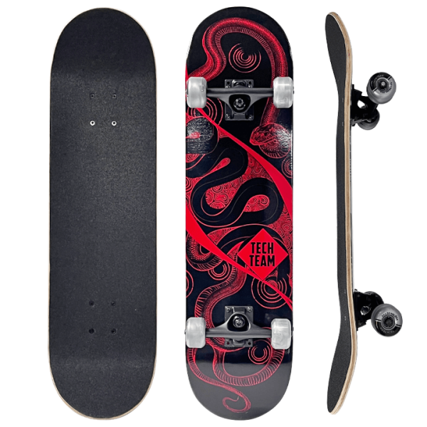Скейтборд Tech Team Bad Boy 31x8", красный, NN014142