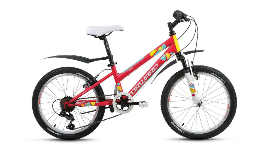 Велосипед FORWARD IRIS 20 (20" 6 ск. рост 10.5") 2016-2017 (розовый мат., RBKW77N06002)