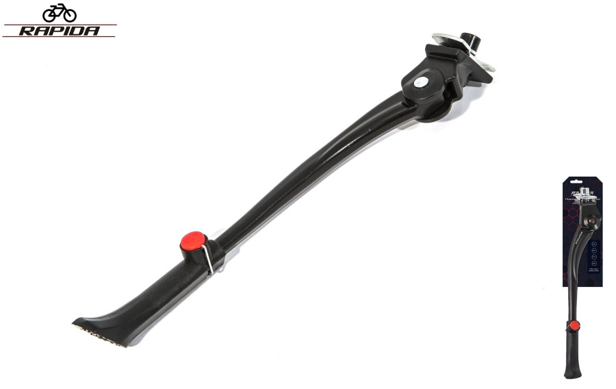 Подножка 20"-29" алюминиевая телескопическая, центральное крепление, RP-022-15B, RAPIDA (черный, УТ00030395)