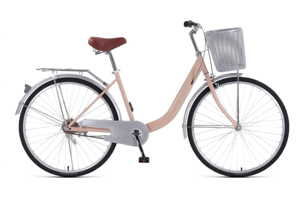 Велосипед FORWARD GRACE NX 26 (26" 1 ск. рост. 17") 2026, бежевый, SPRT26F0056