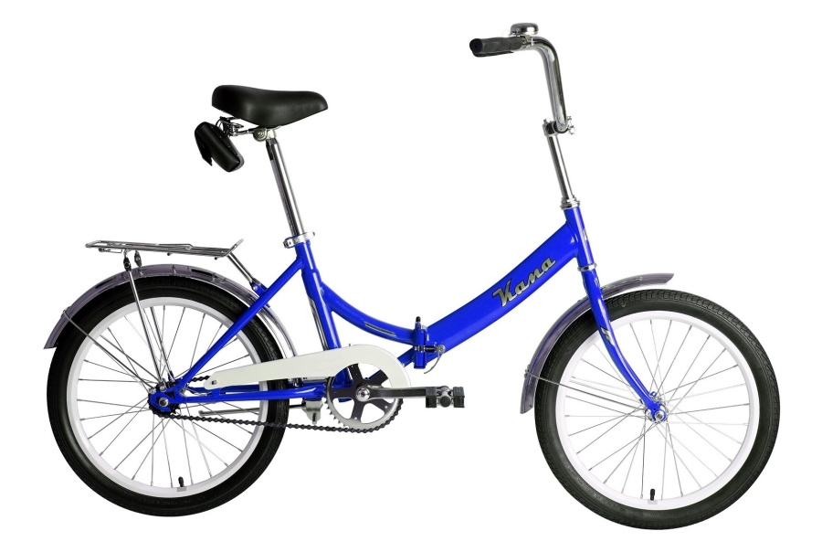 Велосипед KAMA 20 (20" 1 ск. рост. 14" скл.) 2026, синий, SPRT26B0107