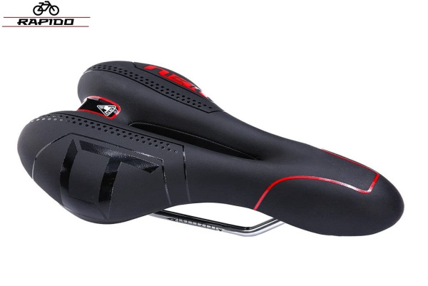 Седло актив HF-AZ-1004 GEL, 275х160 мм, MTB Series, с гелевыми вставками, RAPIDO (черный, УТ00024750)