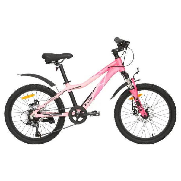Велосипед TECH TEAM ELIS 24 disc (24" 7 ск. рост 13") ALU, розовый (NN013621)