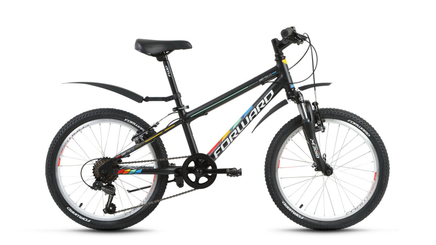 Велосипед FORWARD UNIT PRO 2.0 (20" 6 ск. рост 10.5") 2016-2017 (черный мат., RBKW71606005)