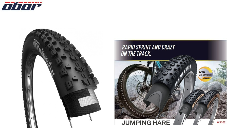 Покрышка 29x2,25 W3102, JUMPING HARE, 30 TPI, OBOR, TT (NN008925)