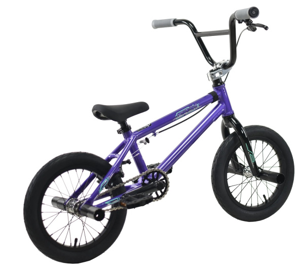 Велосипед TECH TEAM UGen (BMX 14", 1 ск.) (фиолетовый, NN013430)