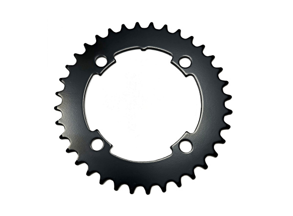 Звезда передняя ведущая, Round, 104BCD, 1/2''x1/8'', Steel, 36T, Black (УТ00032722)