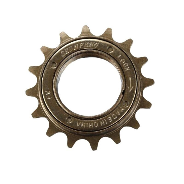 Звезда задняя 16T 1/2"x1/8", трещотка (BMX/FreeWheel) 1 скор. (FW-16T)