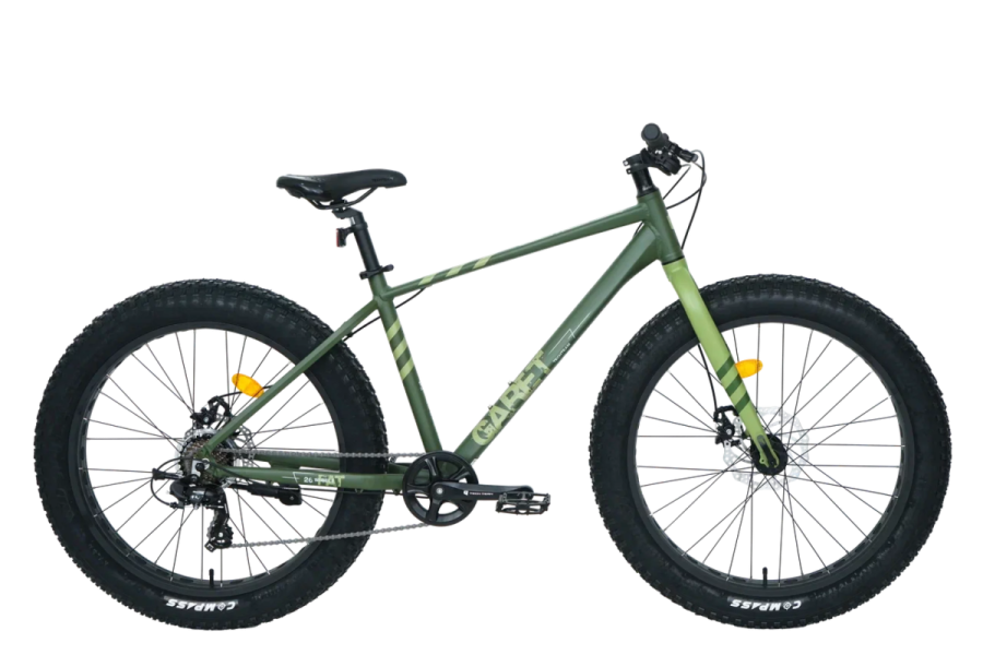 Велосипед TECH TEAM Garet 26 disc (26" 7 ск. 18") ALU, хаки (NN013670)