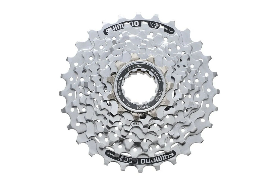 Кассета, SHIMANO 8 ск. CS-HG51, DEORE, 11-30T (ACSHG518130)