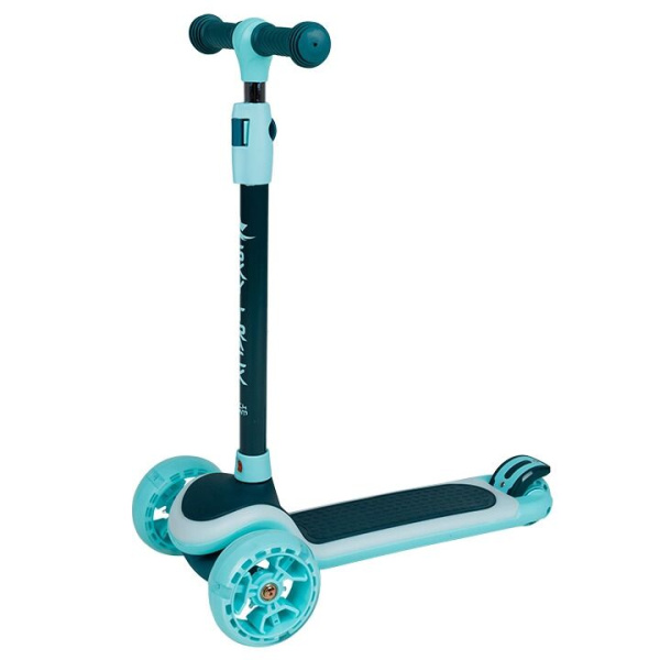 Самокат Tech Team Sky track бирюзовый (1/4, NN014639)