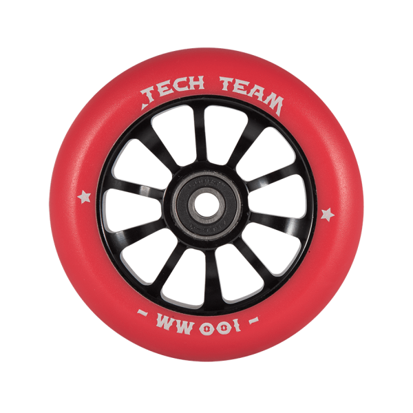 Колесо для трюкового самоката 100 мм X-Treme Winner с подшипниками ABEC 9 (красный, WheelWinn100ExtrR)