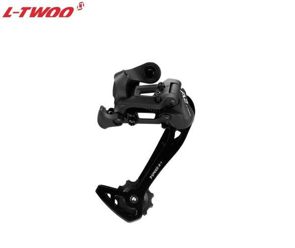 Переключатель задний L-TWOO RD-V4007-M, 7/8 скор., крепление (на болт) под петух, GS, A-2 (YRDBK7S11281)