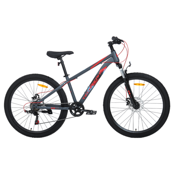 Велосипед TECH TEAM TENET 26 disc (26" 21 ск. рост 14") красный (NN013511)