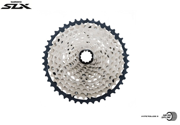 Кассета, SHIMANO, 12 ск. CS-M7100, SLX, 10-45T, Ni-Plat/Black (KCSM7100045)