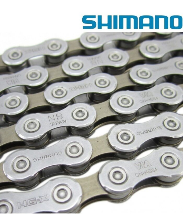 Цепь SHIMANO (CN-HG54) 10 скор. (116 звеньев), Link pin, 1/2''x 5/64'', звено 5,85-6,20 мм, DEORE (KCNHG54116)