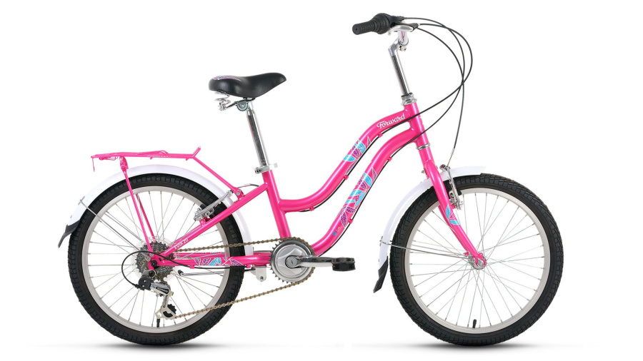 Велосипед FORWARD EVIA 20 (20" 7 ск. рост 10.5") 2015-2016 (розовый, RBKW64N07003)
