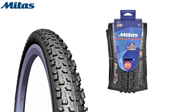 Покрышка 27,5x2,25 KRATOS TD, KEVLAR Guard, Tubeless Supra, LIQUIDE SEALANT, MITAS (черный, 510951733052)