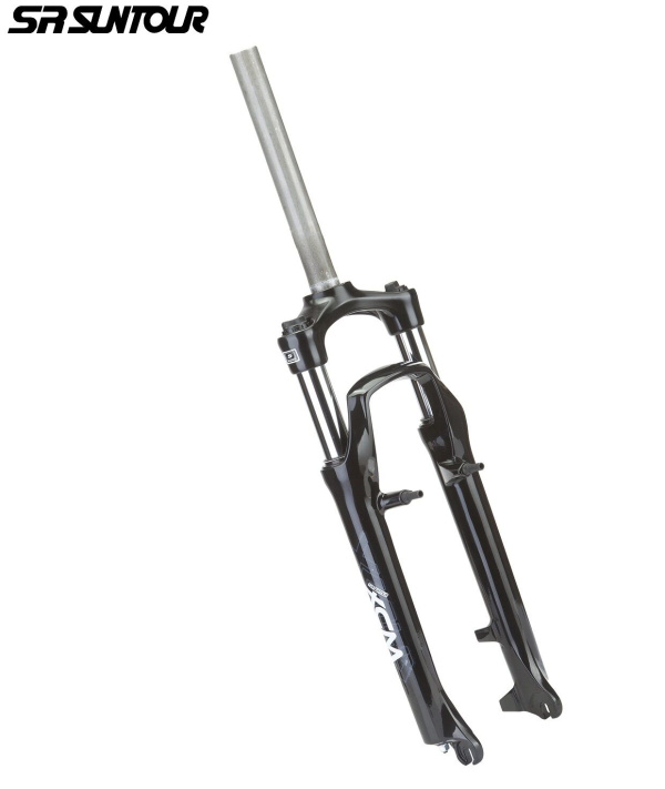 Вилка 26" амортизационная XCM SP SR SUNTOUR SF13, 1 1/8" x 265 мм, алюминиевая безрезьбовая, Disk/V-Brake (черный, УТ00019203)