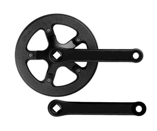 Комплект шатунов (система) 36T, 170 мм, SQR, 9/16", 1/2"х3/32", стальные шатуны, двухсторонняя защита звезды, RAPIDA, RPD-YP1023, Black (УТ00027538)