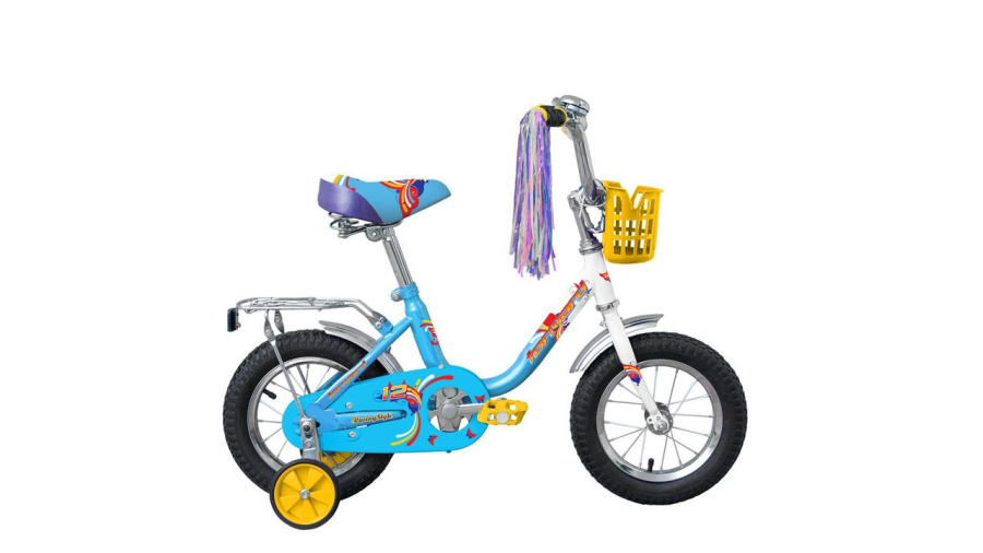 Велосипед FORWARD RACING 12 (12" 1 ск.) 2014-2015 (белый/синий, RBKW5LNE1009)