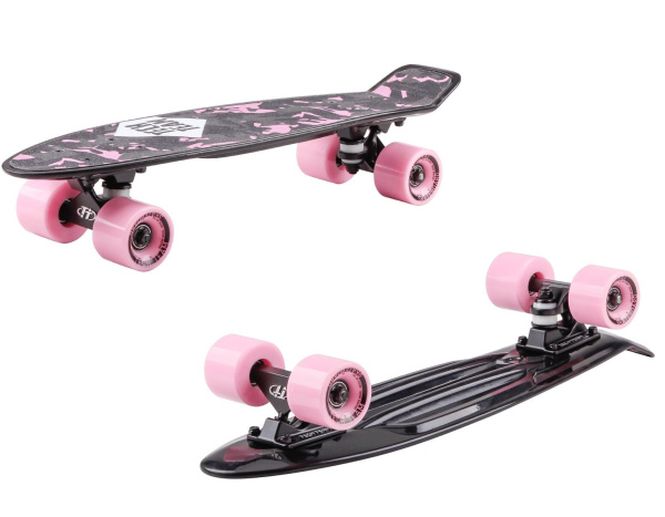 Скейтборд Kiwi 22 black/pink (NN007445)